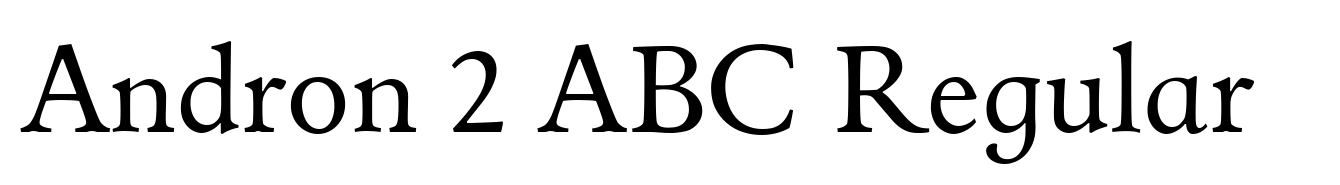Andron 2 ABC Regular